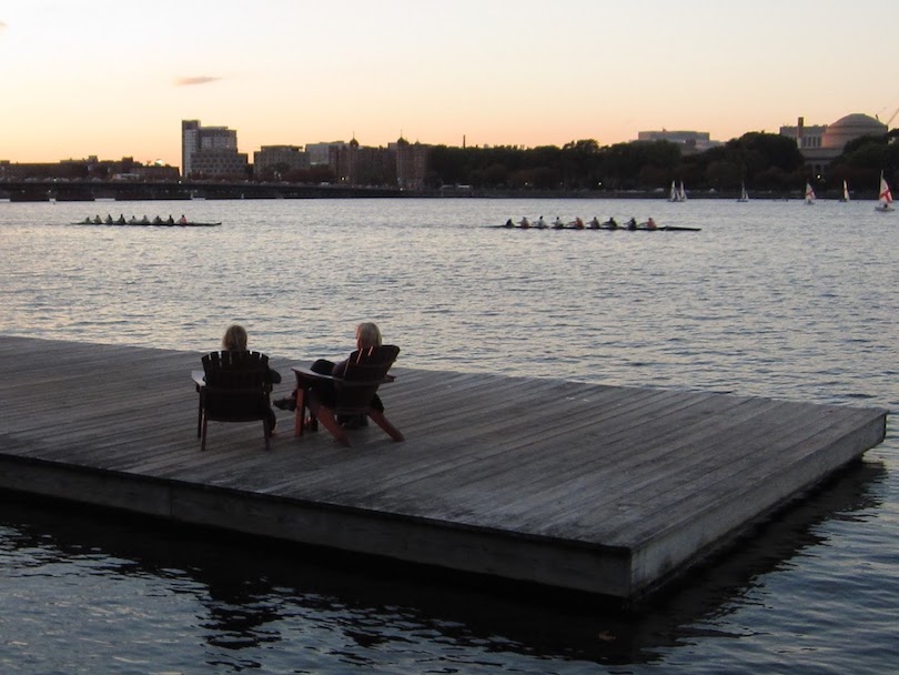 Charles River rowing